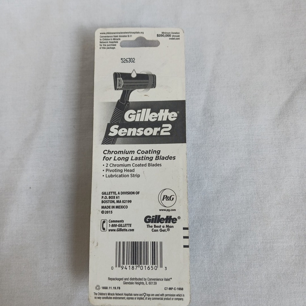 Vintage Gillette Sensor 2 Disposable Razor - Picture 3 of 5